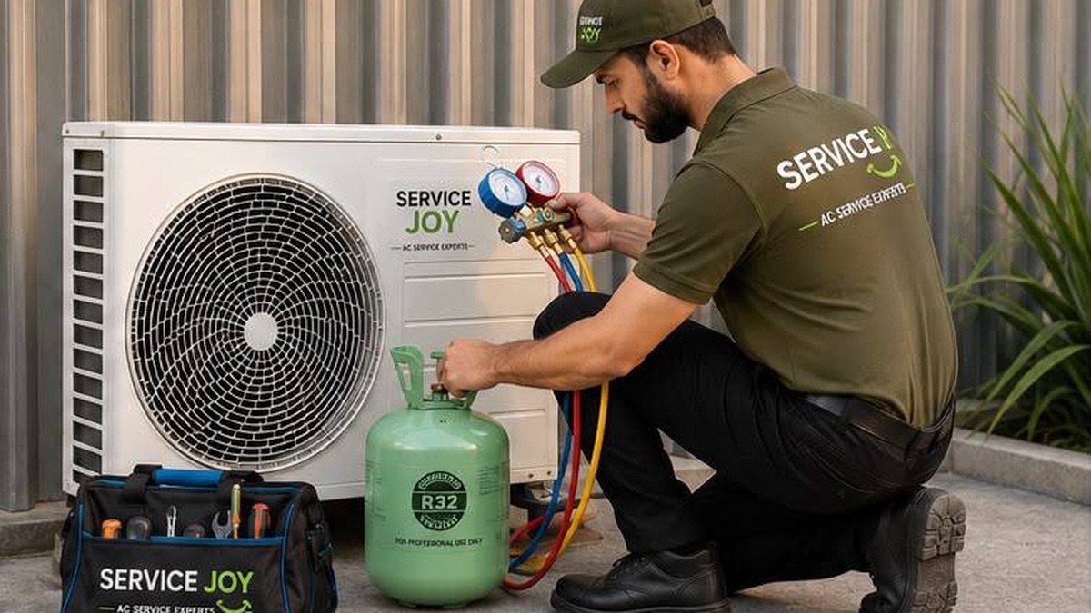 AC Gas Leak Fixing & Full Refill